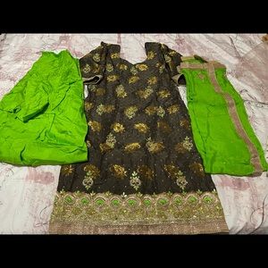Brand new silk suit patiala salwar